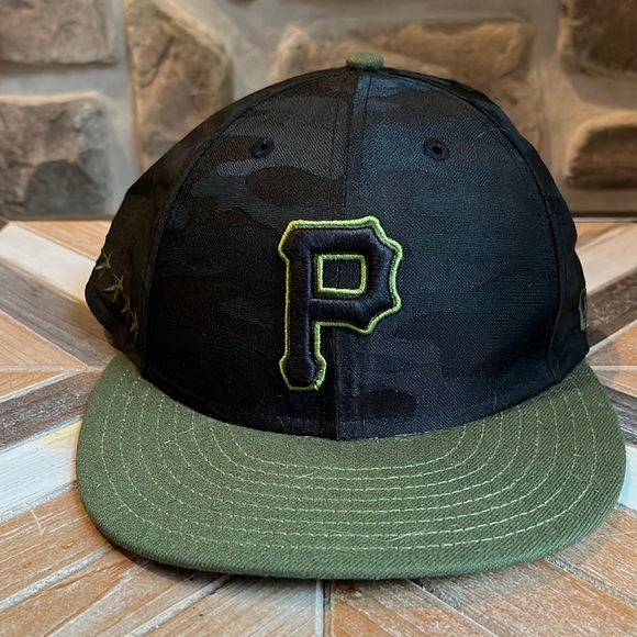 59 Fifty Other - Boy’s Pittsburgh Pirates New Era Black Camo Fitted Hat Size 7 3/8